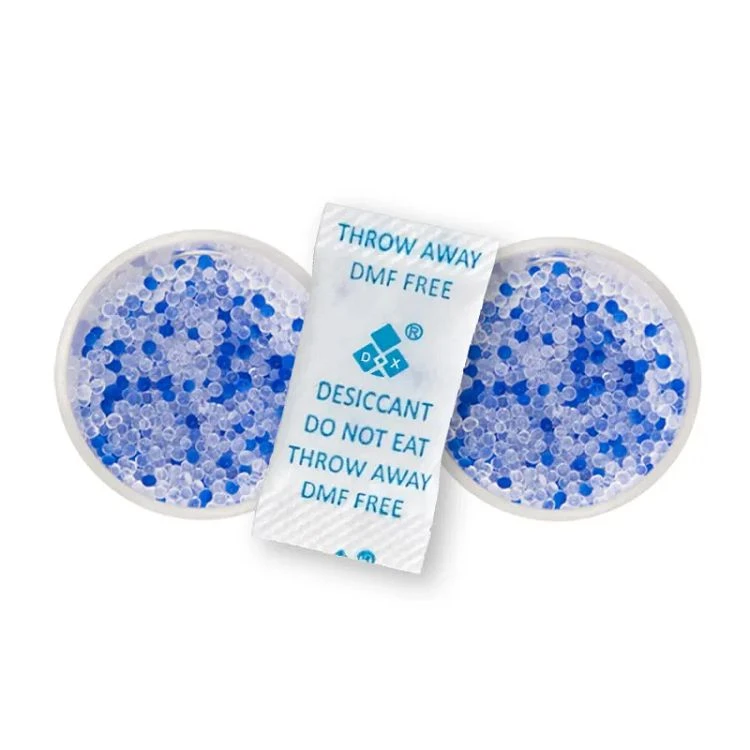 Blauwe silicagel droogbare kralen